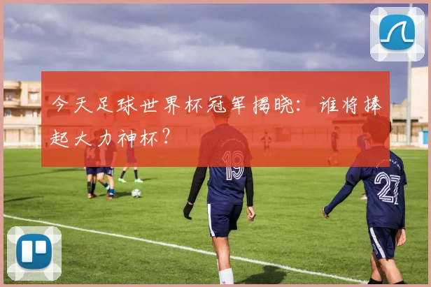 今天足球世界杯冠军揭晓:谁将捧起大力神杯?